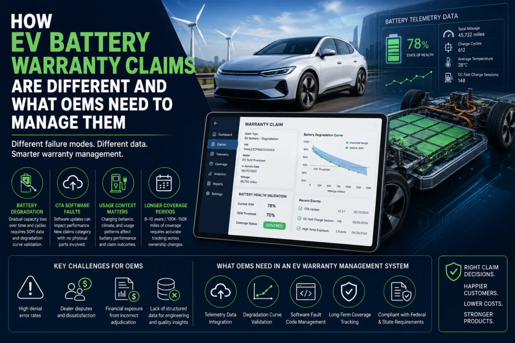 Manage EV Battery Warranty Claims Effectively