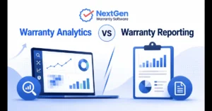 warranty analytics vs warranty reporting